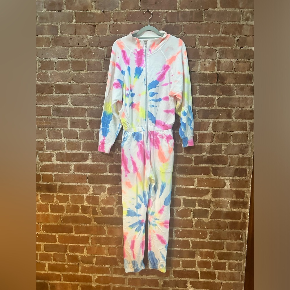 Neon Tie Dye Jumpsuit